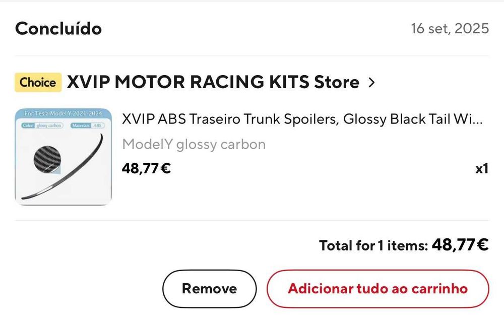 Acessórios Tesla Model Y