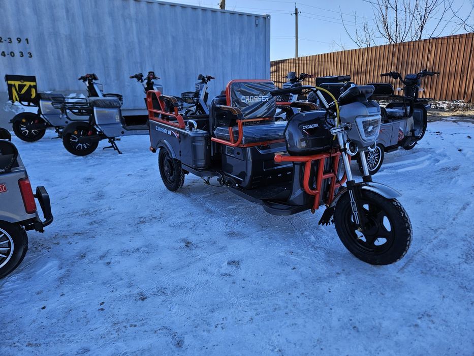 Трицикл электро ГРУЗОПАССАЖИРСКИЙ  трехколесный электротрицикл tr1 tr5