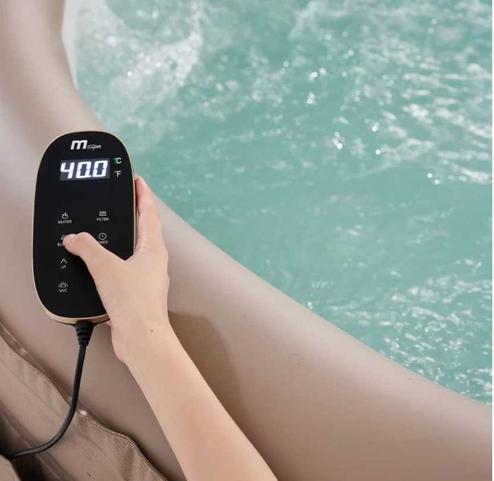Mspa Bristol 8 osobowe Jacuzzi ogrodowe dmuchane 224cm Ozon UVC PTC