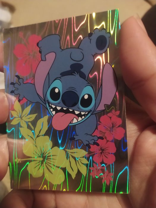 Disney Stitch trading card Panini holográfica #15 - oferta dos portes de envio!