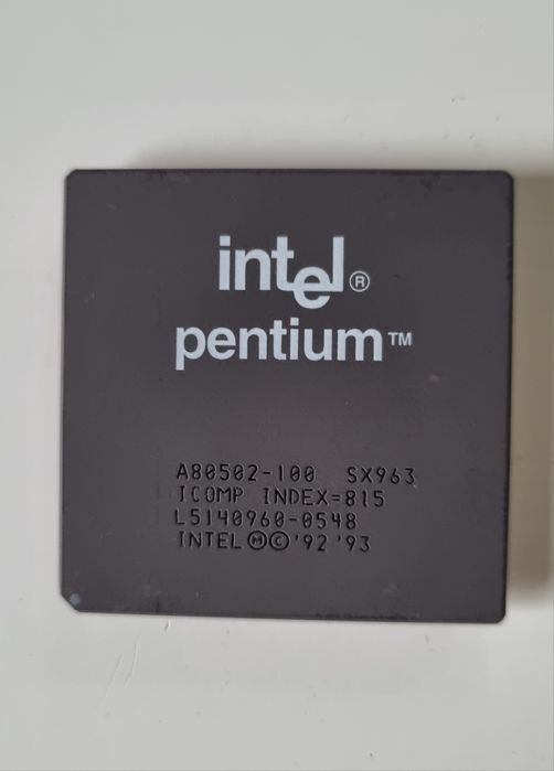 Procesor Intel Pentium 100Mhz  SX963