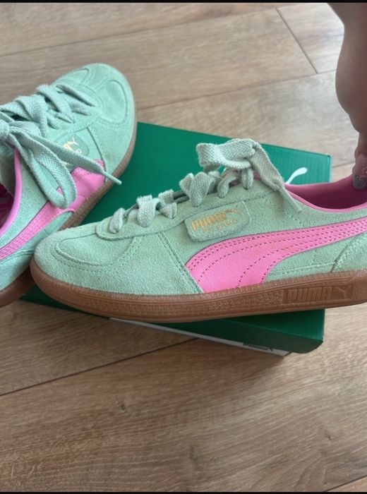 Zamszowe buty Puma Palermo