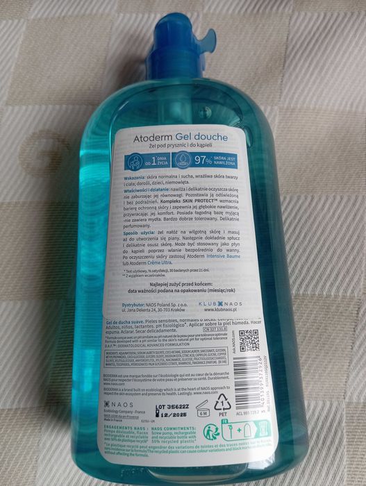 Bioderma Atoderm Gel żel litr