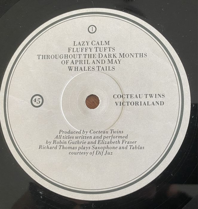 Cocteau Twins Victorialand 1 press VG+ CAD 602 4 AD