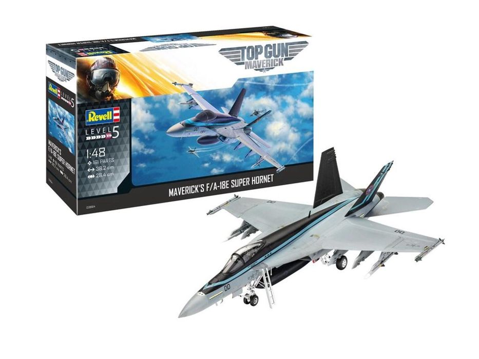 Samolot F/A-18E Super Hornet Top Gun: Maverick's Revell oprawa: pudeł