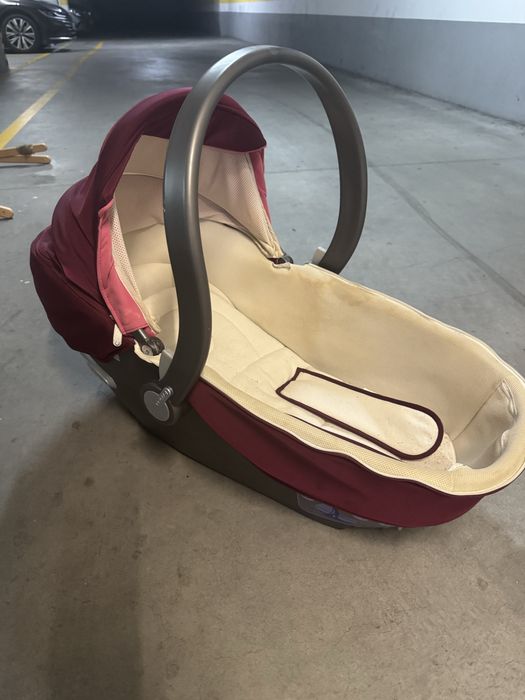 Carrinho Chicco I-Move 3 em 1 + Cadeirinhas Auto + Bases (tb rosa)