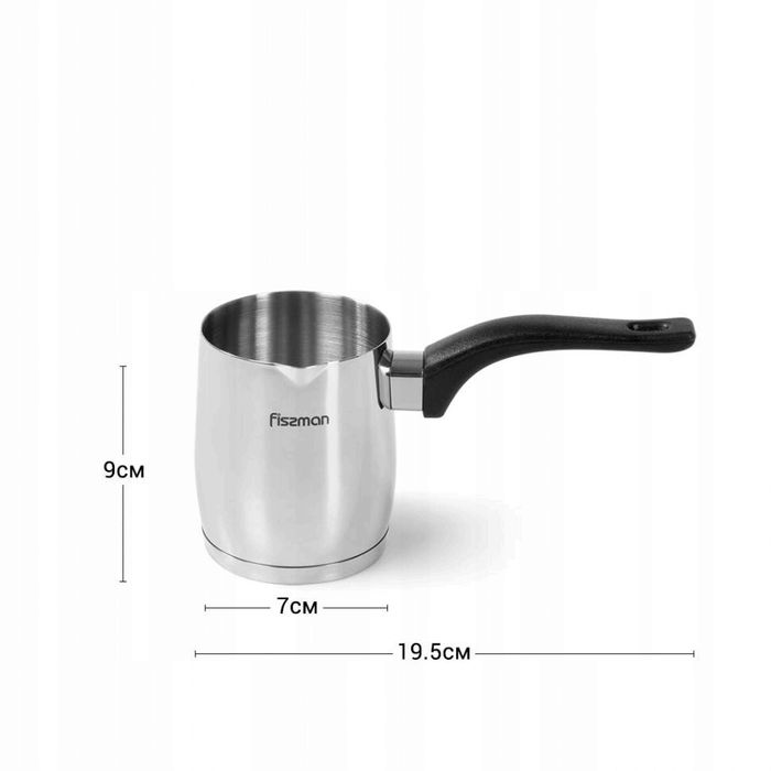 tygielek do kawy stal 18/10 fissman dania 360ml.