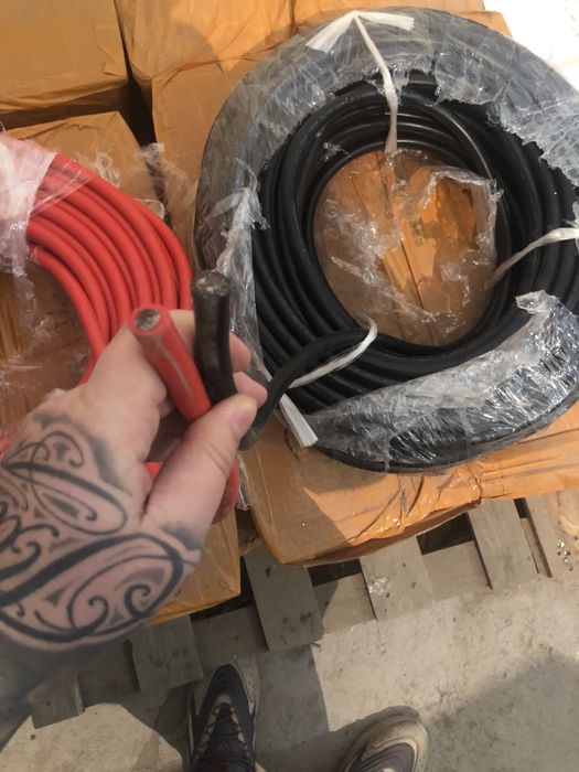 Силіконовий силовий кабель 35 мм² (2 AWG) – 200°C, 600V / 3kV DC