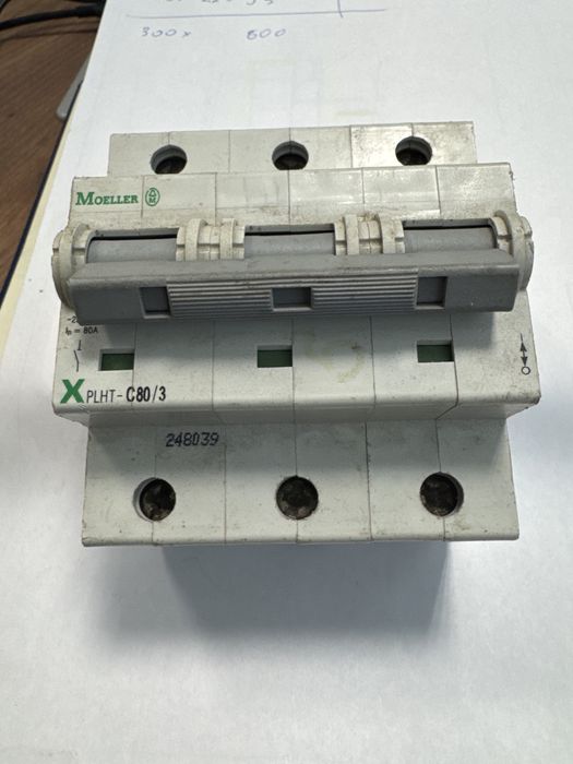 Автоматичний вимикач Moeller X plht c 80 A