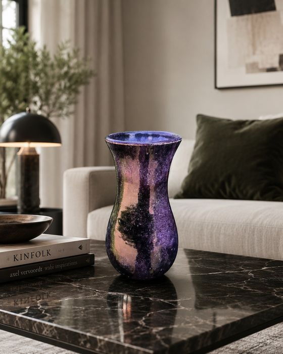 Wazon galaktyka fioletowy 20cm