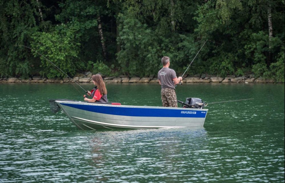 Łódź Aluminiowa Motorowa Wędkarska Marine 400 Fish I 3,99 x 1,53 m I