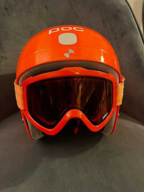 Kask narciarski POC ITO + gogle | XS–S | stan dobry+