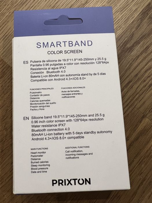 Prixton smartband nowy zegarek