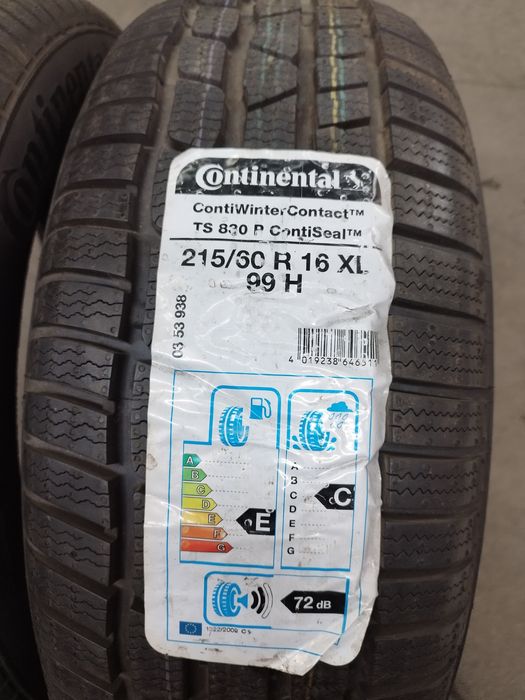 2x nowe opony zimowe 215/60 r16 Continental ContiWinterContact ts830p