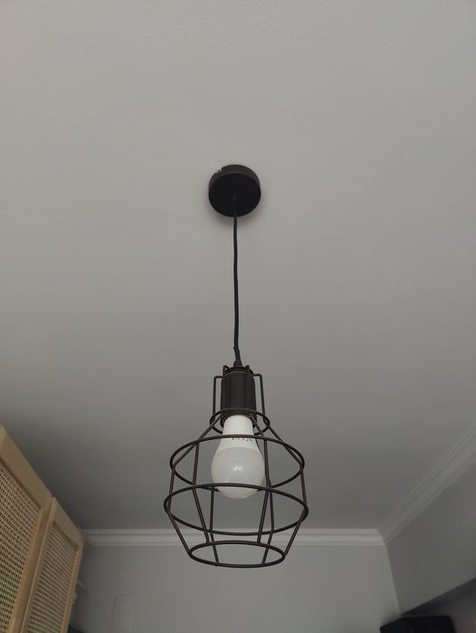 Candeeiro Tecto Design Industrial