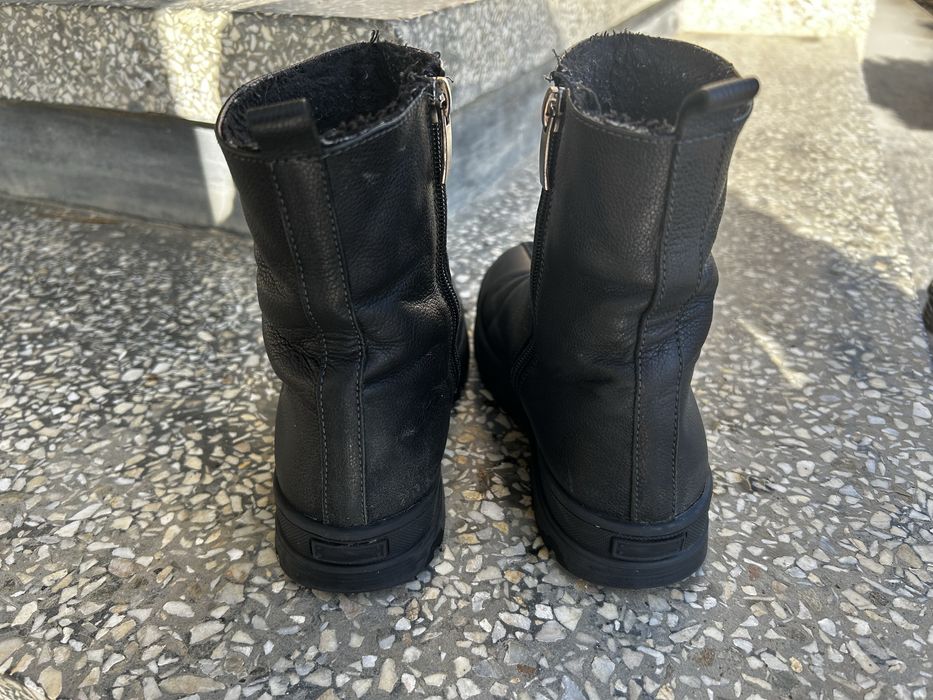 Дитячі  шкіряні черевики 35 розмір утеплені