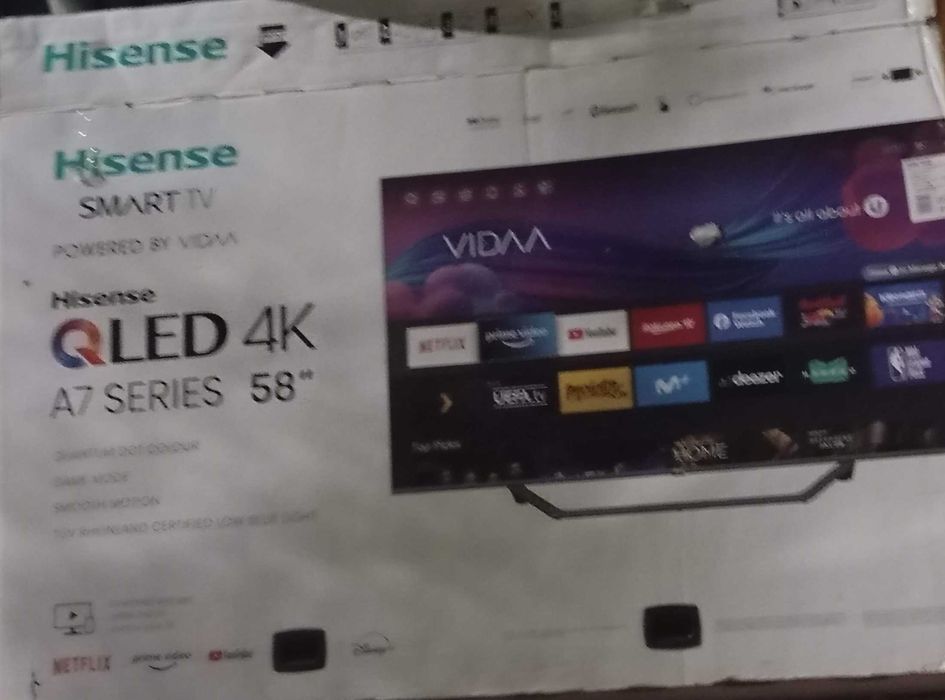 Hisense QLED 4K para peças