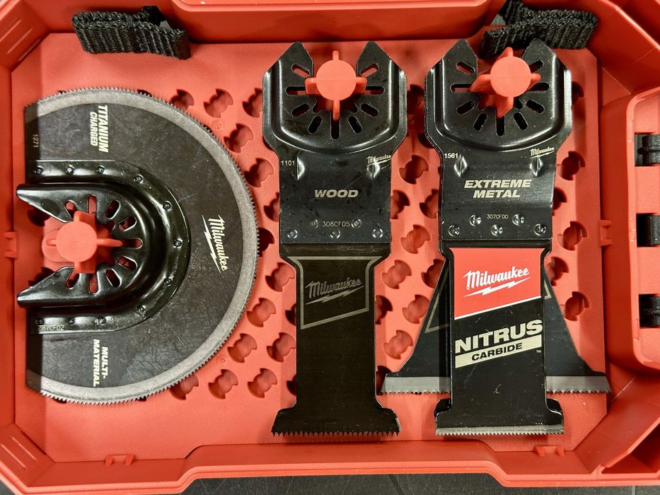 Набір полотен, полотна, для реноватора Nitrus carbide Milwaukee 8 шт