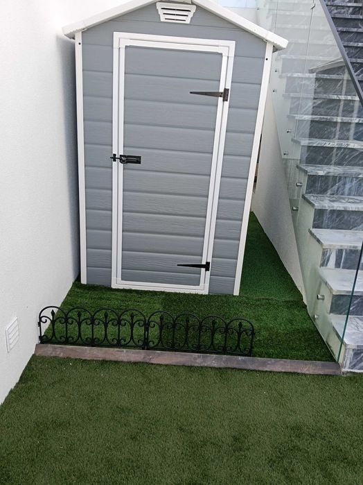 Abrigo de jardim novo em resina