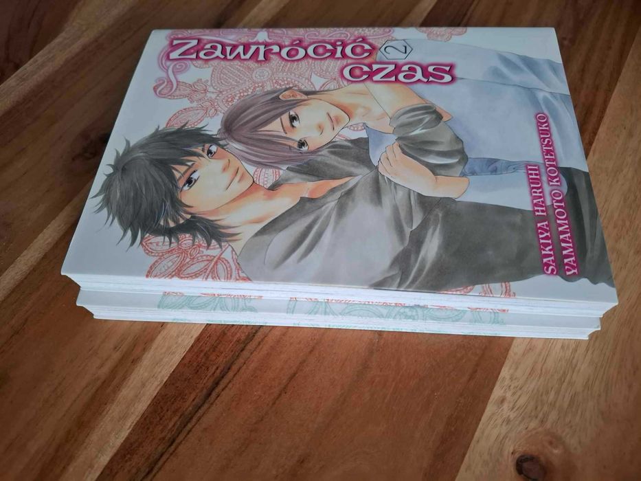 Zawrócić czas. Tom 1 i 2 Sakiya Haruhi Yamamoto Kotetsuko, Manga BL