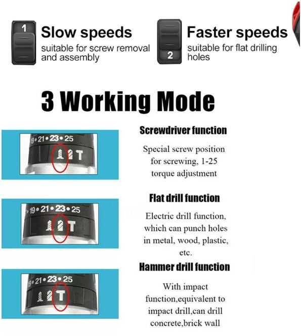 Aparafusadora Gisam com 2 Baterias e caixa [ Novo - Selado ]