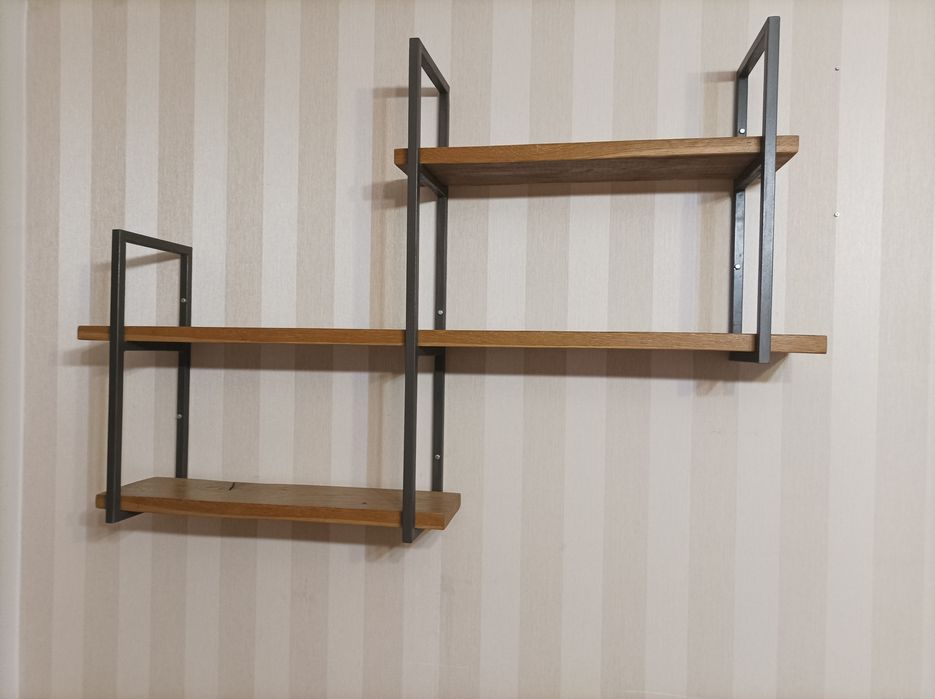 Półka dębowa loft