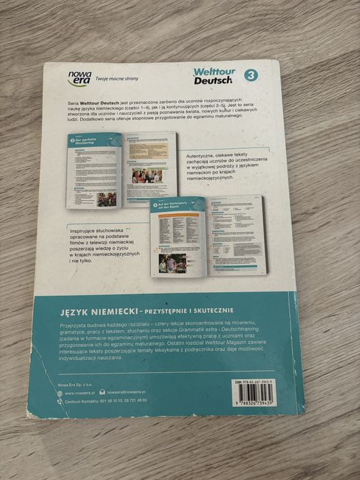 Książka ,,Welttour Deutsch”