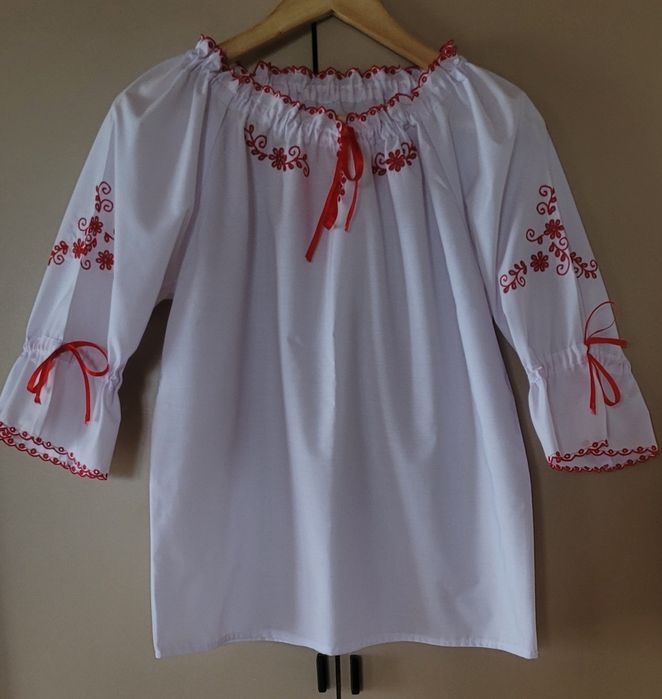 Bluzka koszula góralska folk, rozm. M