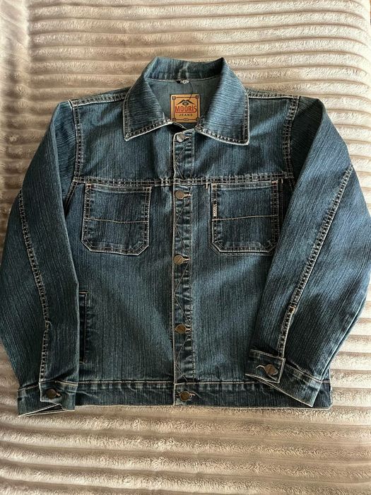 Джинсова синя куртка для хлопця