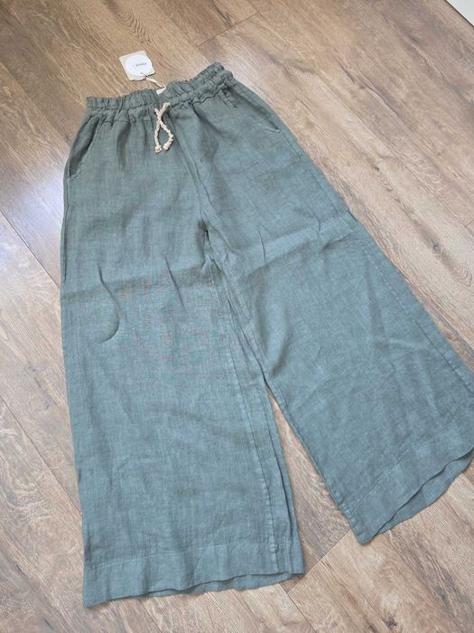 Nowe lniane spodnie Gioya Italy
