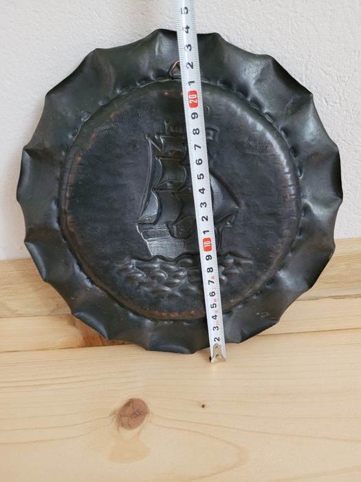 Talerz ozdobny Vintage PRL