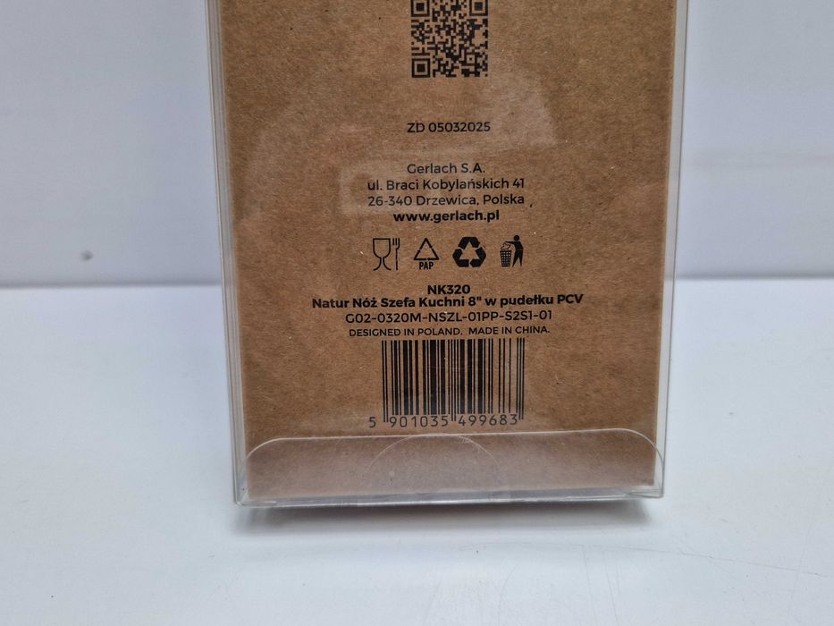 Nóż szefa kuchni Gerlach 20 cm