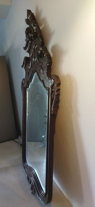 Espelho madeira ornamentado