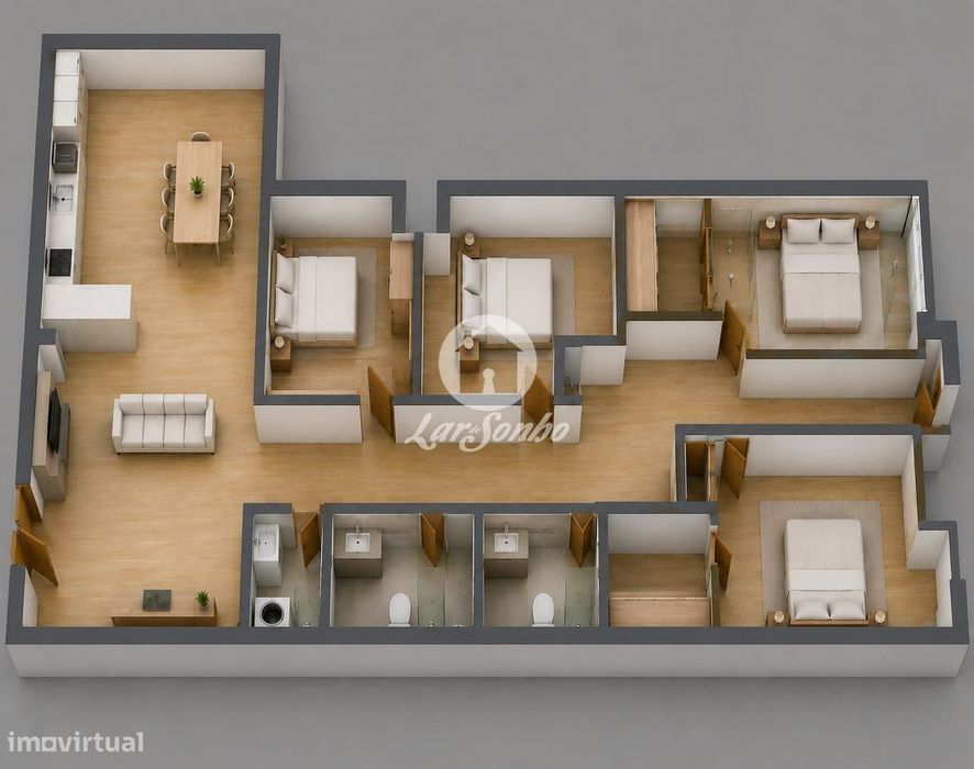 Apartamento T4 em Barroselas