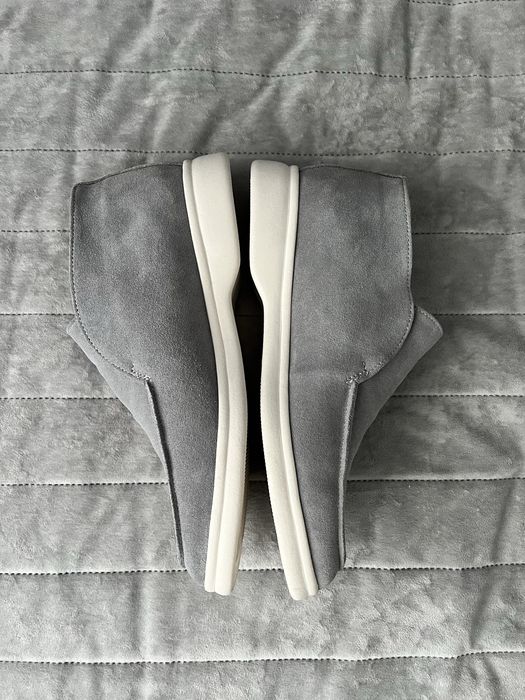 В наявності жіночі лофери замш в  стилі Loro Piana 39p св.сірі байка