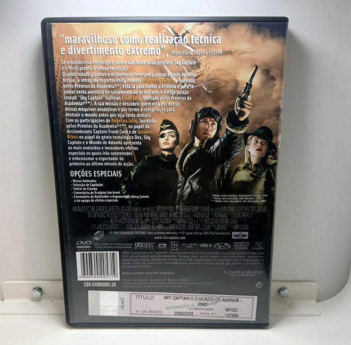 Sky Captain e o Mundo de Amanhã - Filme DVD