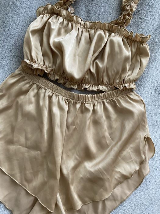 Сатинова піжама ( шорти і топ )