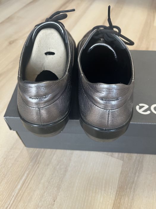 ECCO  р.37 Туфли макасины полуботинки