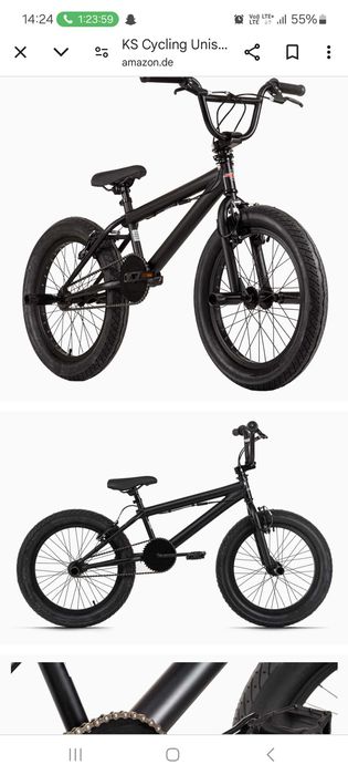 Bmx ks cycling black matt