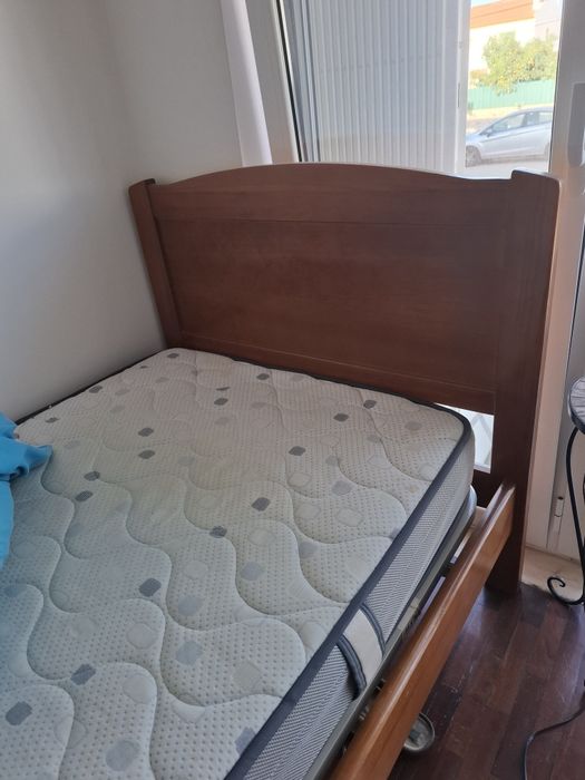 Cama solteiro madeira