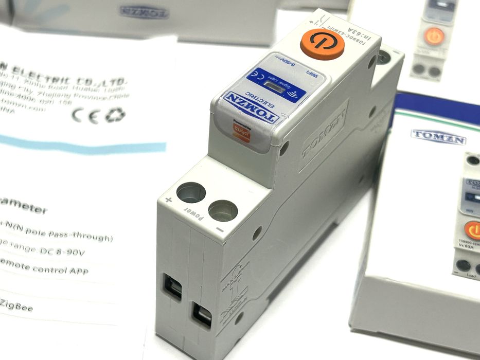 Умный WiFi DC выключатель Tomzn TOB9 DC 8-90 В