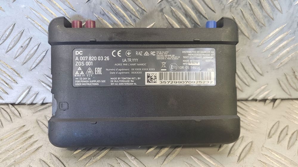 STEROWNIK / KOMPUTER / MODUŁ GPS NAWIGACJA TOM TOM MERCEDES ACTROS MP5