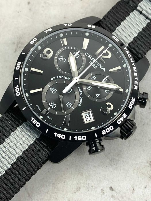 Relógio Certina DS Podium Preto (Novo)