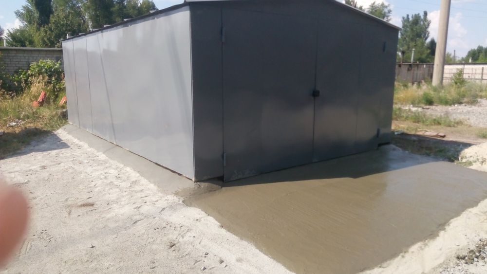 Металлический гараж разборной