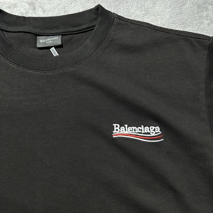 Футболка balenciaga вишите лого S M