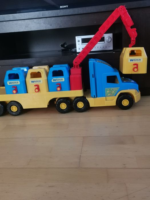 Auto dźwig Wader zabawka