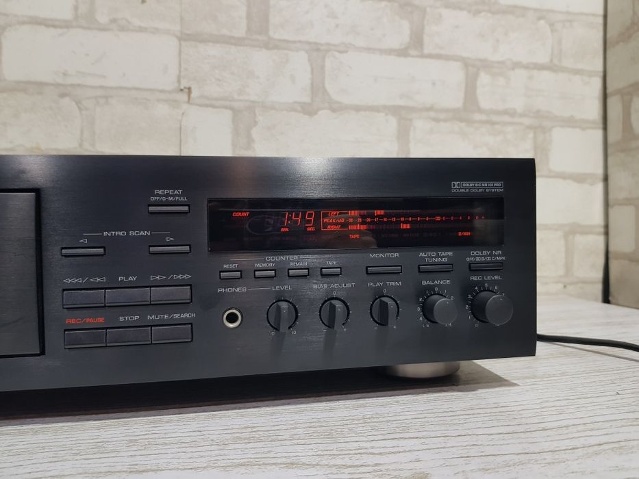 ТОР! 3-HEAD Стерео касетна дека YAMAHA KX-670, Play Trim, б/у з Німеччини