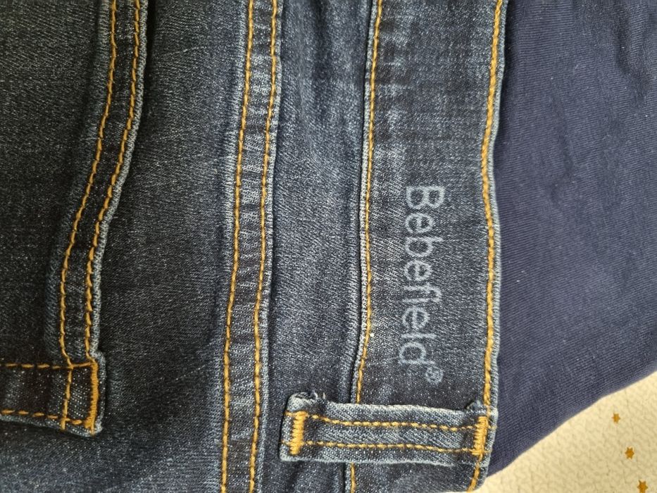 Jeansy ciążowe Malaga Navy Bebefield XXL 44 stan bardzo dobry