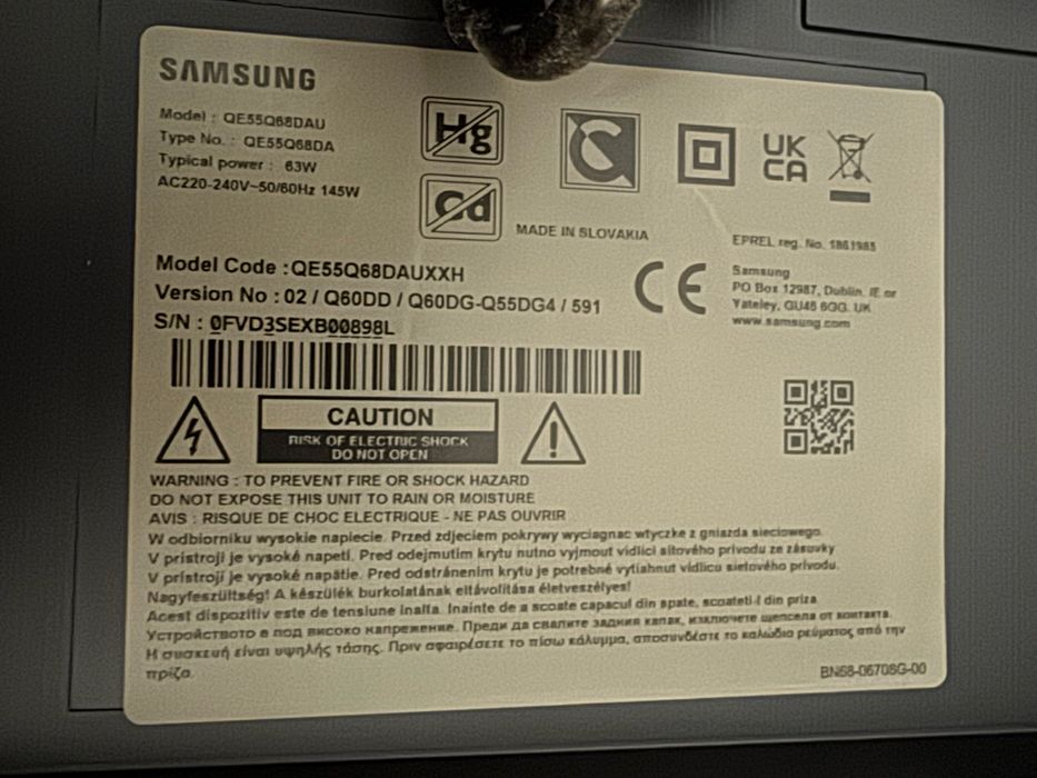 Telewizor Samsung  55" QLED 4K Tizen DVB-T2