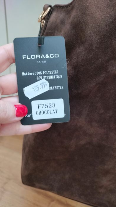 Nowa czekoladowa torebka Flora & Co